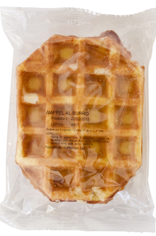 waffel waffelman 90 grammi al burro imbustato